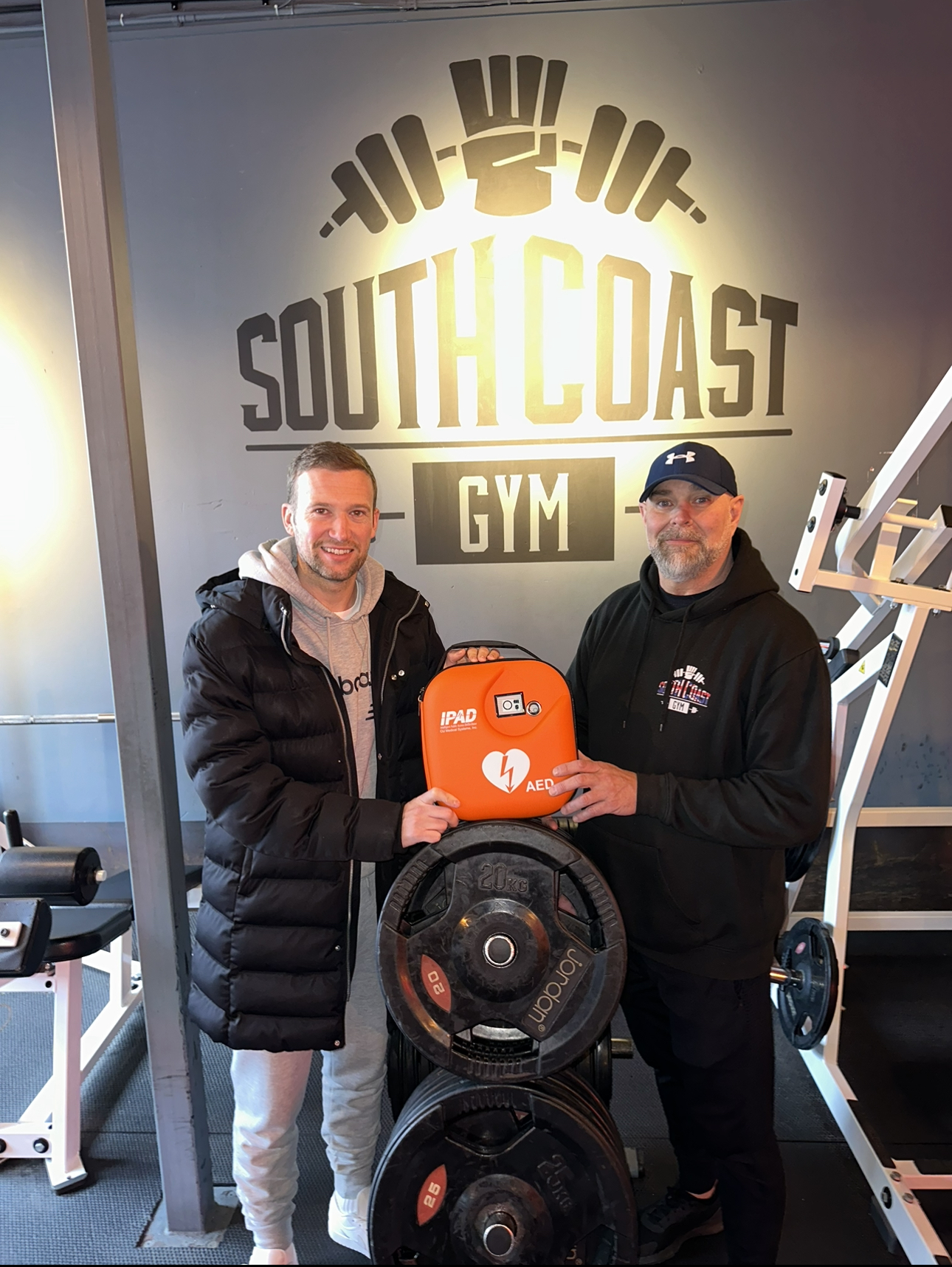 South Coast Gym is the latest JE3 defibrillator recipient