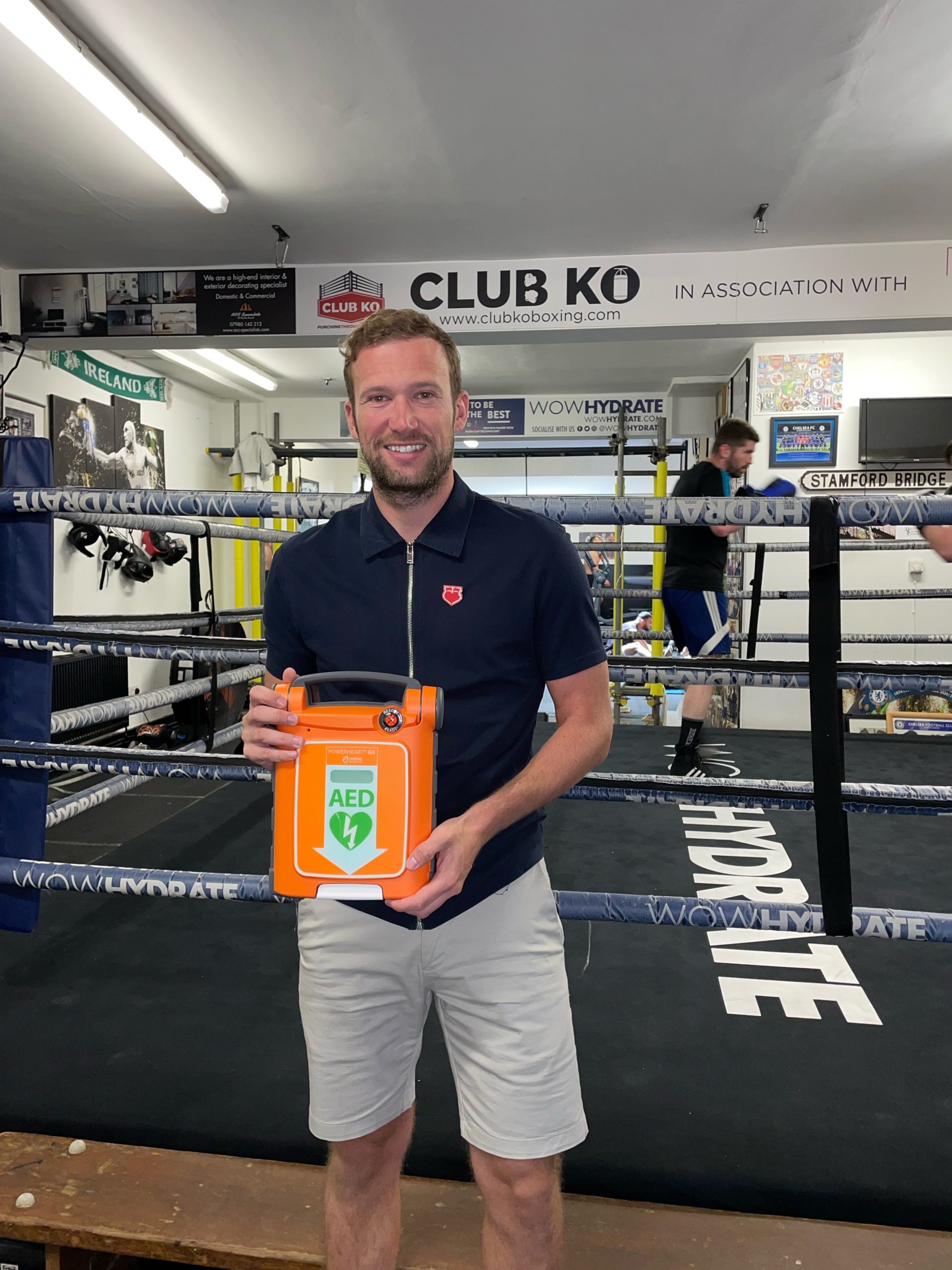 KO Boxing ABC is the latest JE3 defibrillator recipient