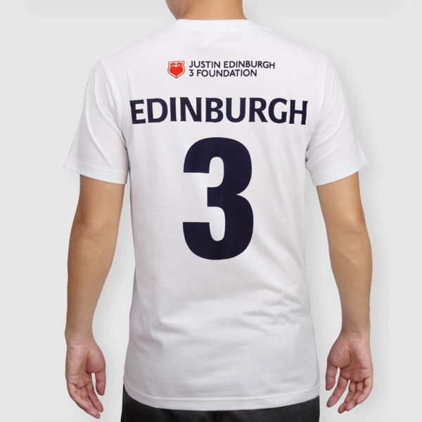 Justin Edinburgh 3 Foundation t-shirt back